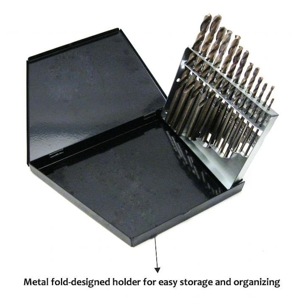 Premium Industrial Grade Cobalt Drill bit set (13 Pieces)